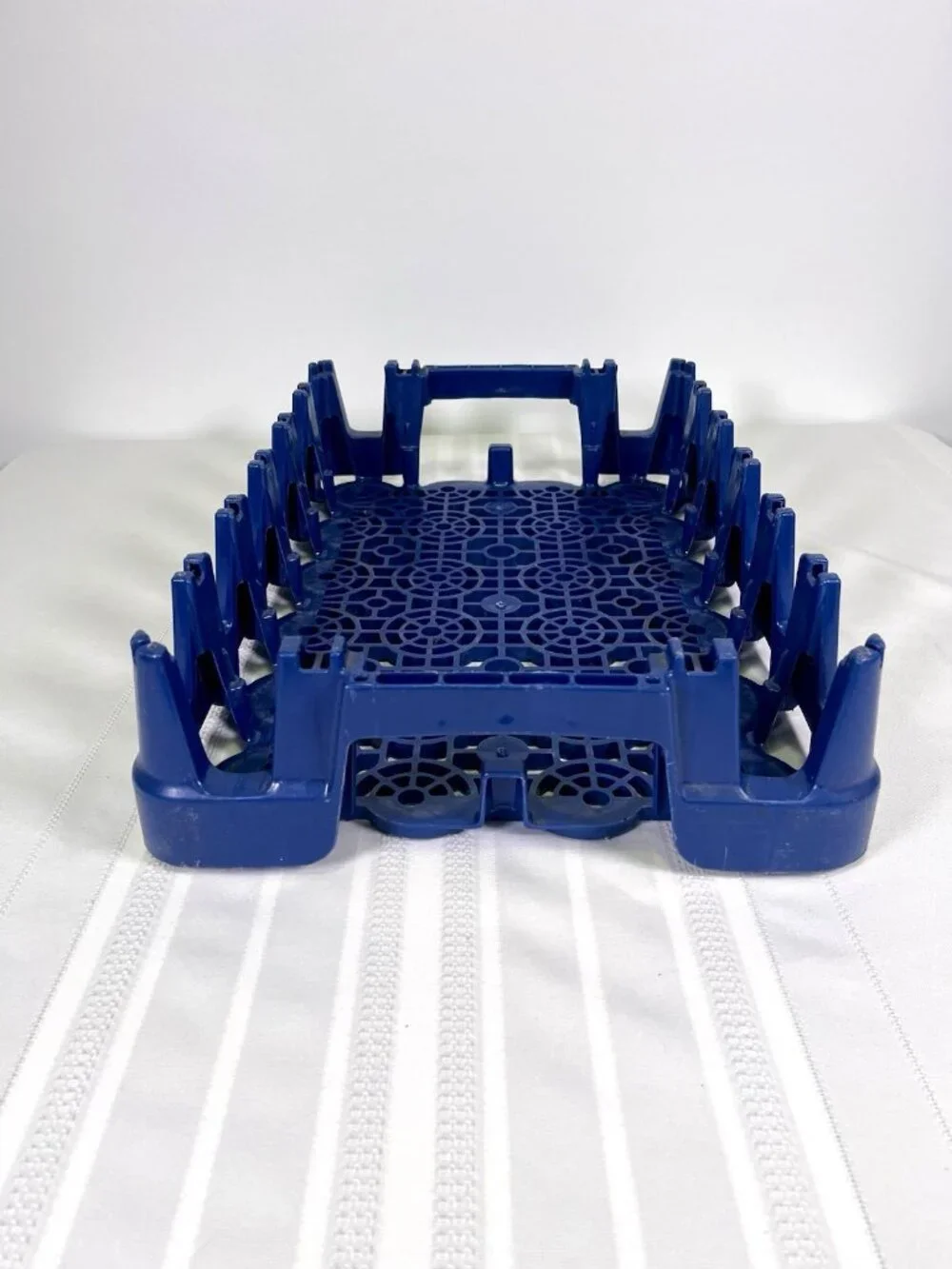 VTG 90s Pepsi Cola Crate Case Blue Plastic Carrier Tray 24 Bottles Display Retro